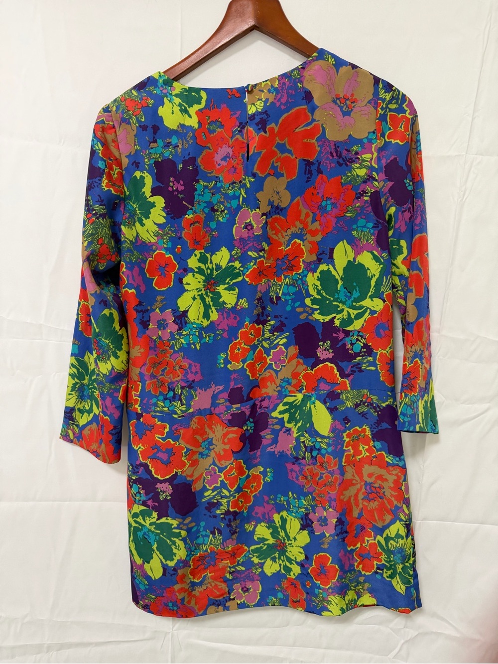J. Crew Multicolor Floral Shift Dress in Blue and Purple - Picture 5 of 5